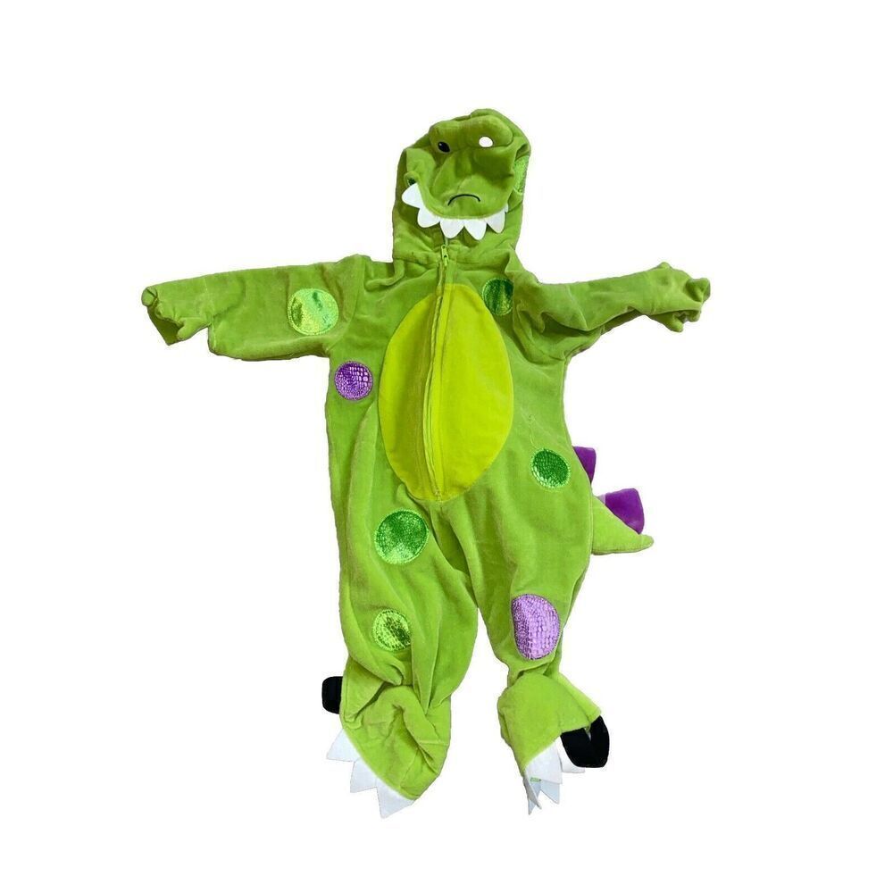 MINIWEAR HALLOWEEN plush DINOSAUR COSTUME size 6/9 month Baby